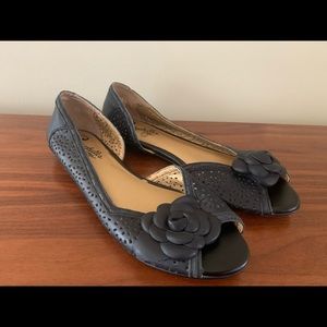 Seychelles Flower Cut Out Flats